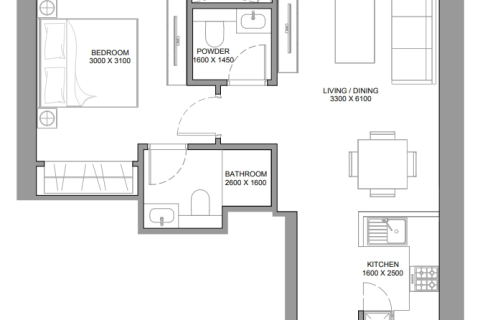 1 dormitorio Apartment en Can Tho, Vietnam No. 91348 14