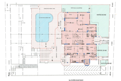 Вилла с 7 спальнями в Лимассол, Кипр №52607 2