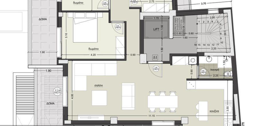 3 bedrooms Apartment in Thessaloniki, Greece No. 107643