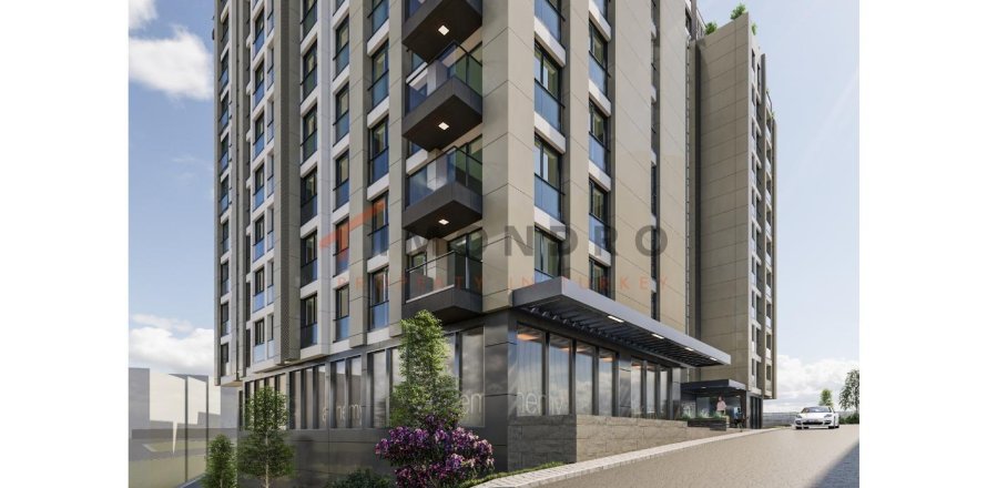 Квартира с 1 спальней в Шишли, Турция №80354