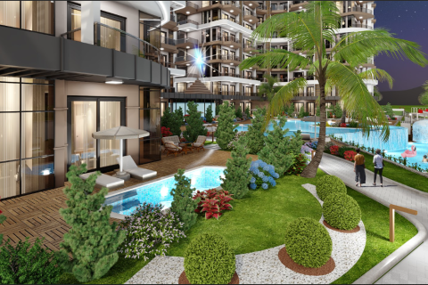 Пентхаус с 2 спальнями в Конаклы, Турция №13663