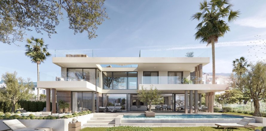 Вилла с 4 спальнями в Бенахавис, Испания №112249