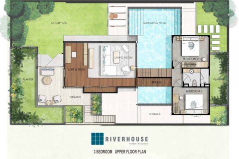 Вилла с 3 спальнями в Банг Тао, Таиланд №1217 20