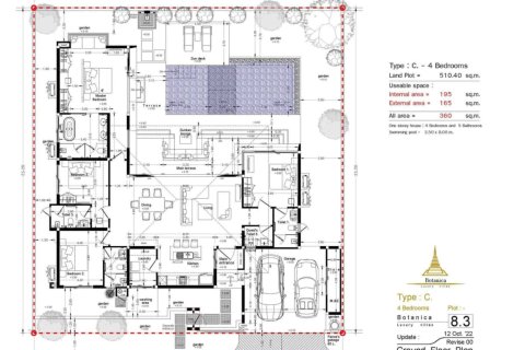 Кондоминиум  с 4 спальнями в Пляж Лаян, Таиланд №1168 8