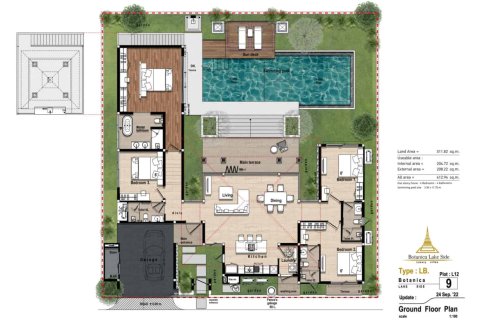 Вилла с 4 спальнями в Пляж Лаян, Таиланд №1175 12