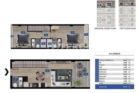 Пентхаус с 2 спальнями в Chau Lang, Вьетнам №11044 21