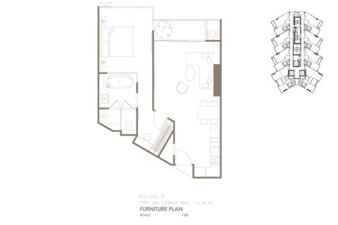 1 bedroom Condo in Bangkok, Thailand No. 1017 16