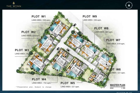 3 chambres Villa à Phuket, Thailand No. 1910 13