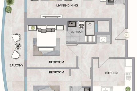 2 dormitorios Apartment en Bac Ninh, Vietnam No. 89209 5