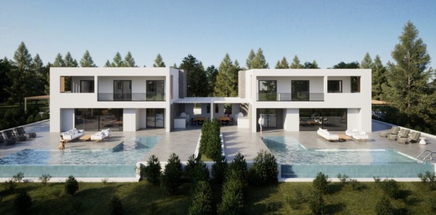 Вилла с 4 спальнями в Халкидики, Греция №61784