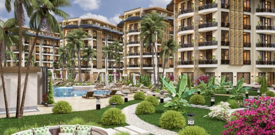 3 rooms Apartment in Oba, Turkey No. 87733