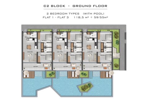 2 chambres Appartement à Vinh Hoa, Vietnam No. 16643 26