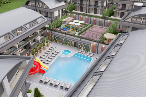 Вилла с 4 спальнями в Оба, Турция №11987