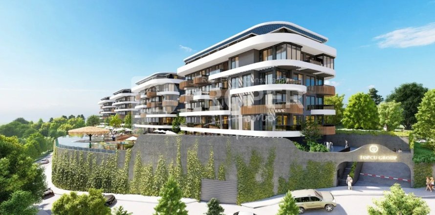 Квартира с 4 комнатами в Аланья, Турция №12658