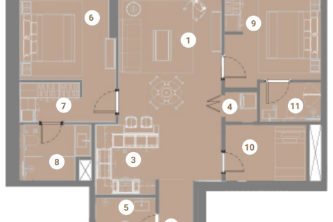 2 dormitorios Apartment en Ve An, Vietnam No. 88822 4