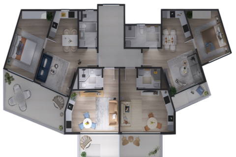 2 bedrooms Apartment in Tivat, Montenegro No. 66731 11