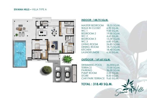 3 bedrooms Villa in Hua Hin, Thailand No. 1223 22