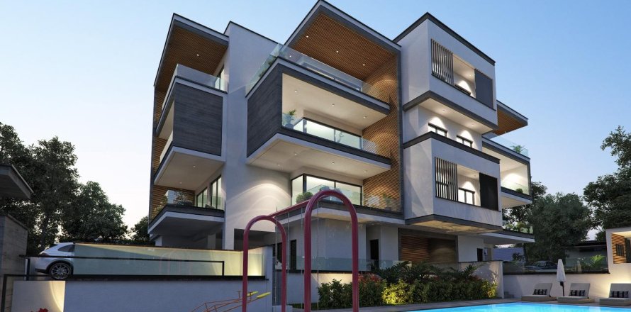 Квартира с 2 спальнями в Лимассол, Кипр №37538