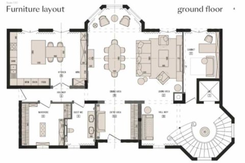 Вилла с 4 спальнями в Агиос Афанасиос, Кипр №82628 7