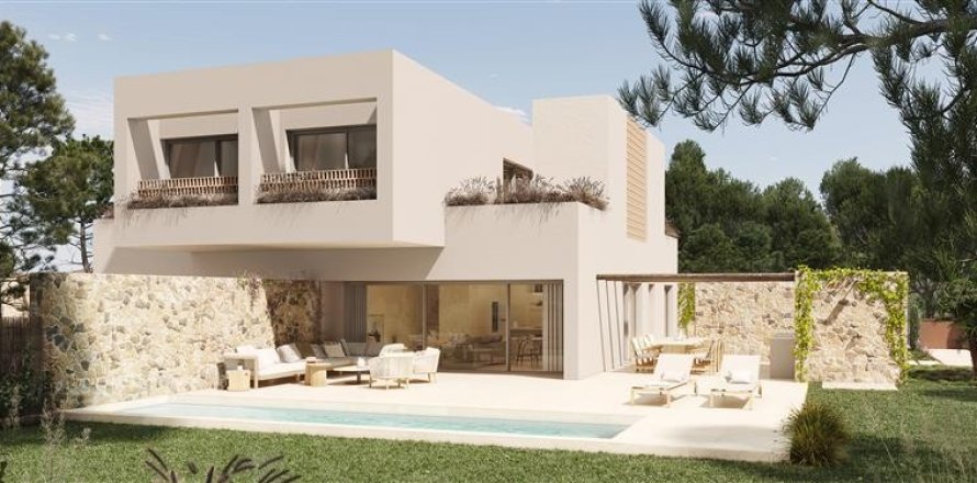 Вилла с 3 спальнями в Дехеса де Кампоамор, Испания №86209