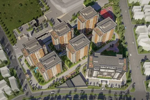 Квартира с 4 комнатами в Стамбул, Турция №115974