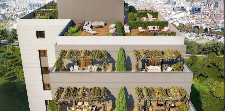 Квартира с 3 спальнями в Стамбул, Турция №15833