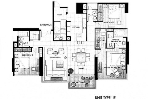 3 bedrooms Apartment in Bangkok, Thailand No. 96456 10