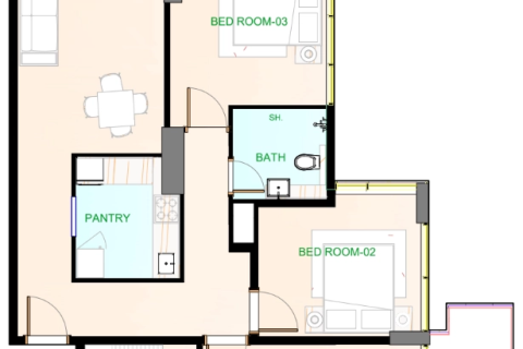 3 bedrooms Apartment in Xuan Lam, Vietnam No. 92905 17