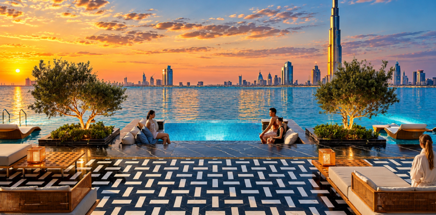 Studio Appartement à Dubai, UAE No. 129342