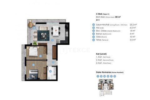 3 chambres Penthouse à Phu Ngai, Vietnam No. 13419 6