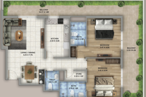 2 bedrooms Apartment in Can Tho, Vietnam No. 92912 7