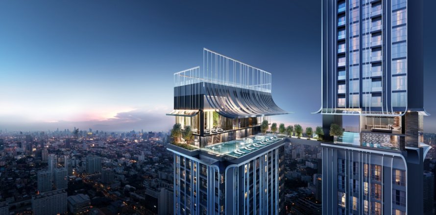 Кондоминиум с 3 спальнями в Бангкок, Таиланд №3218