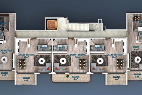 2 chambres Penthouse à Chau Lang, Vietnam No. 74055 29