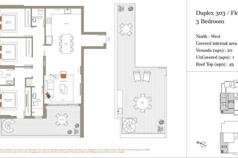 3 dormitorios Penthouse en Limassol, Cyprus No. 102613 4