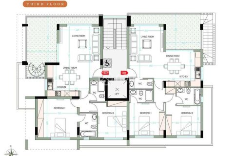 2 bedrooms Penthouse in Germasogeia, Cyprus No. 32612 2