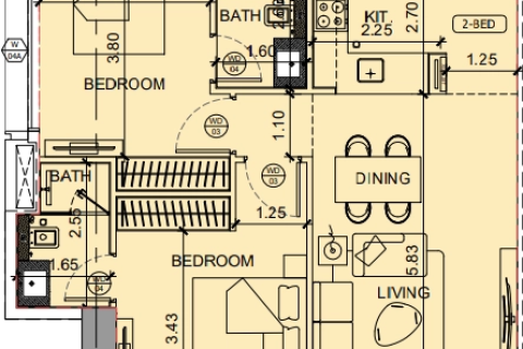 2 bedrooms Apartment in Cai Rang, Vietnam No. 92444 13