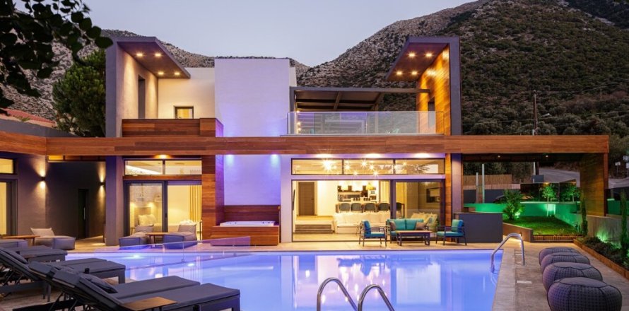 Вилла с 5 спальнями в Ретимнон, Греция №124289