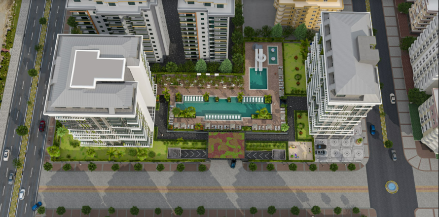 Квартира с 1 спальней в Махмутлар, Турция №11941