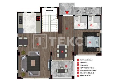 Вилла с 4 спальнями в Thanh Lam, Вьетнам №88933 14