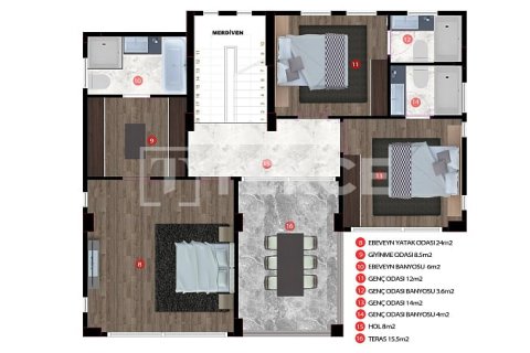 Вилла с 4 спальнями в Thanh Lam, Вьетнам №88933 15