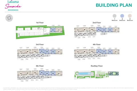 Квартира с 3 спальнями в Пхукет, Таиланд №2877 12