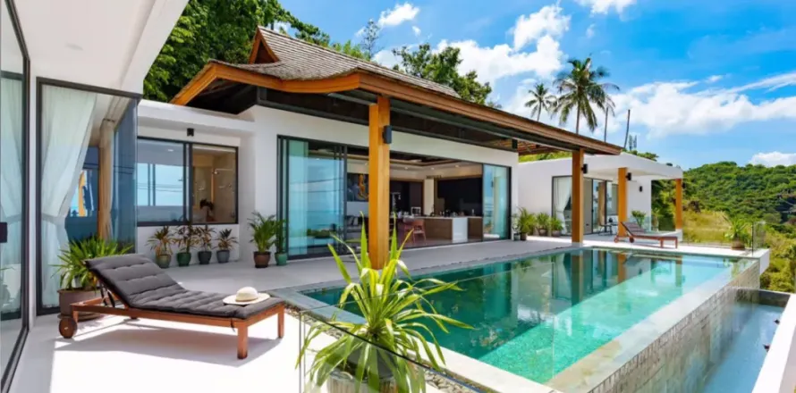 3 bedrooms Villa on the Chaweng Beach, Thailand No. 3025