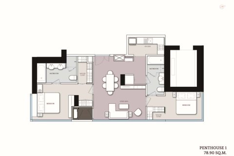 Дом с 2 спальнями в Бангкок, Таиланд №2121 6
