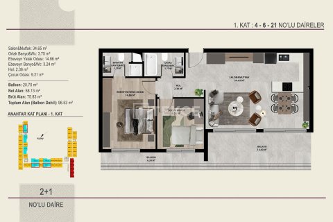 2 chambres Appartement à Phu Tan, Vietnam No. 21902 17