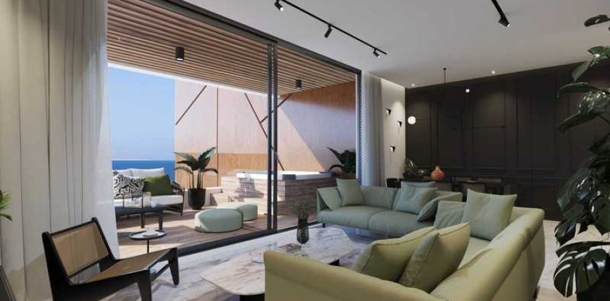 Квартира с 3 спальнями в Ларнака, Кипр №34387