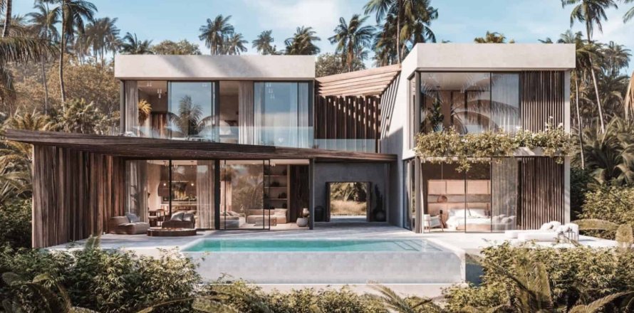 Вилла с 3 спальнями на Пляж Чавенг, Таиланд №1937