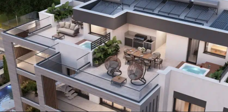 3 dormitorios Penthouse en Germasogeia, Cyprus No. 34820