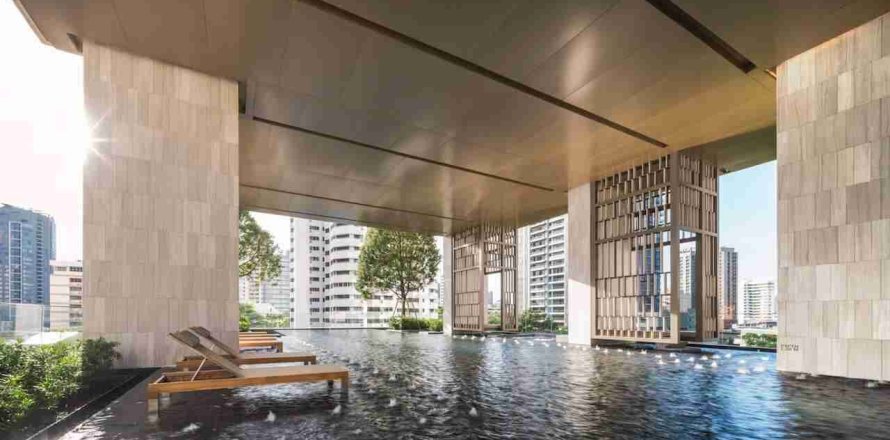 Кондоминиум  с 1 спальней в Бангкок, Таиланд №96452