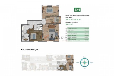 3 dormitorios Apartment en Bac Tu Liem, Vietnam No. 98447 10