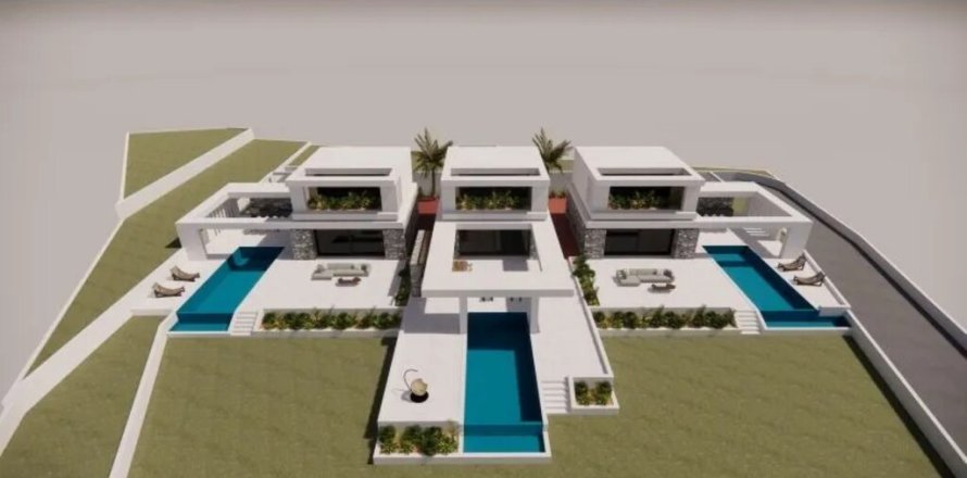 Вилла с 3 спальнями в Халкидики, Греция №54661